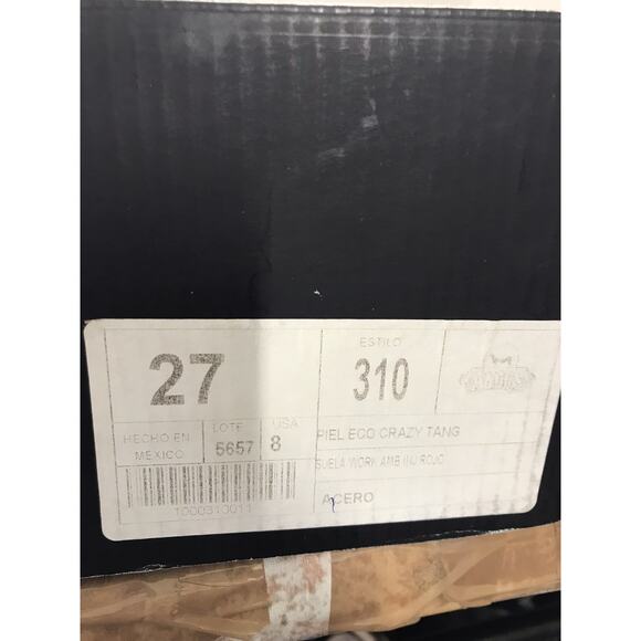 Angus Men's Work Boots Brown with Steel Safety Toe CONSTRUCTION BOTAS NON SLIP 8 - Picture 10 of 10